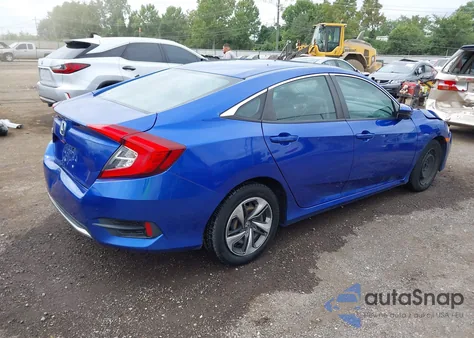 2019 Honda Civic Lx z USA, uszkodzony, nr VIN 19XFC2F60KE024723